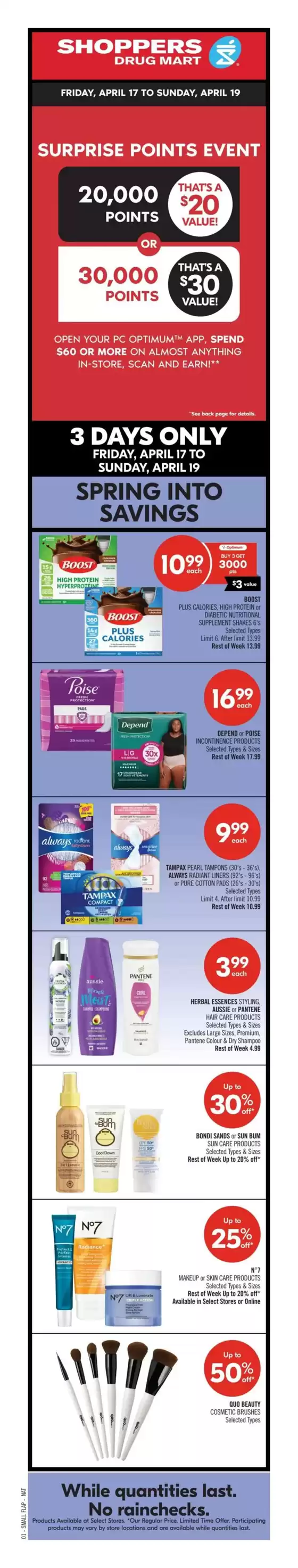 Shoppers Drug Mart catalogue in Midland | Shoppers Drug Mart Weekly ad | 2026-04-17T00:00:00.000Z - 2026-04-19T00:00:00.000Z
