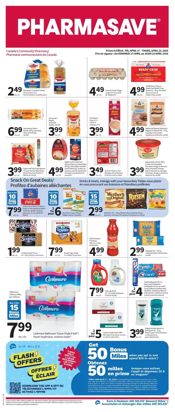 Pharmasave catalogue in Grenfell | Pharmasave weekly flyer | 2026-04-17T00:00:00.000Z - 2026-04-23T00:00:00.000Z