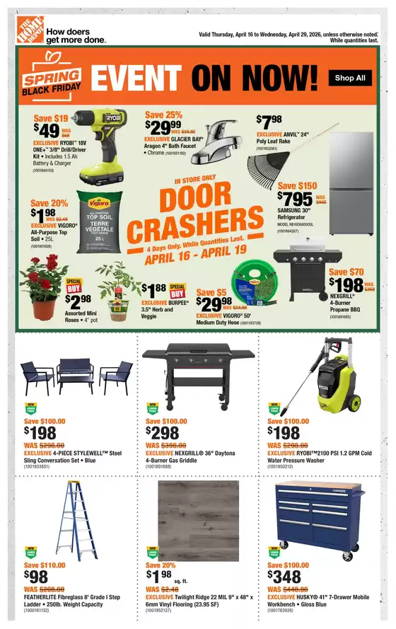 Home Depot catalogue in Dartmouth | Offers for bargain hunters | 2026-04-16T00:00:00.000Z - 2026-04-29T00:00:00.000Z