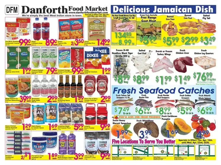 Danforth Food Market catalogue in Midland | Weekly specials  | 2026-04-16T00:00:00.000Z - 2026-04-22T00:00:00.000Z