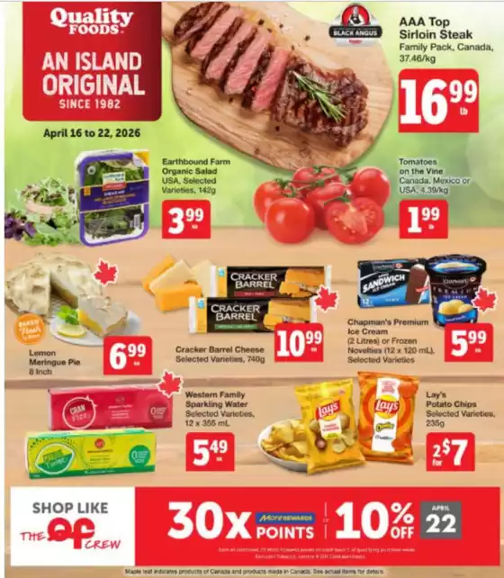 Quality Foods catalogue in Midland | Weekly flyer  | 2026-04-16T00:00:00.000Z - 2026-04-22T00:00:00.000Z
