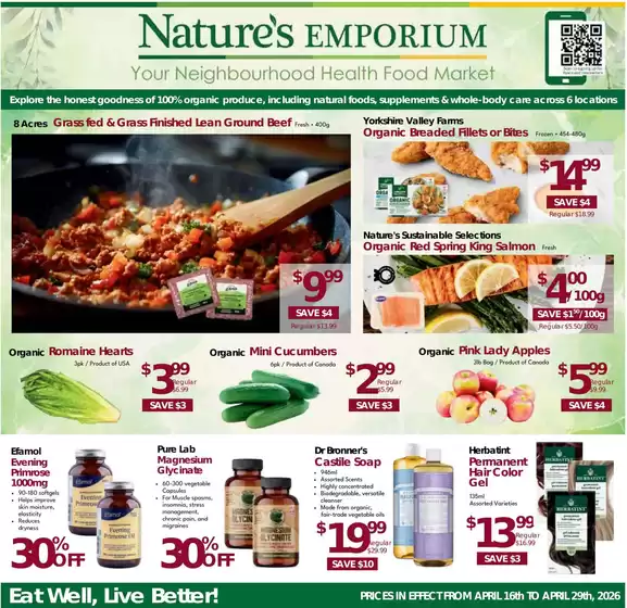 Nature's Emporium catalogue in Midland | Weekly flyer  | 2026-04-16T00:00:00.000Z - 2026-04-29T00:00:00.000Z