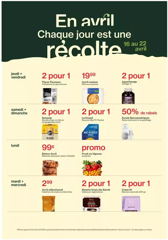 Avril catalogue in Midland | En avril Chaque jour est une récolte  | 2026-04-16T00:00:00.000Z - 2026-04-22T00:00:00.000Z