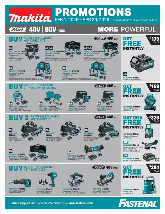 Fastenal catalogue | Promotions more powerful  | 2026-04-17T00:00:00.000Z - 2026-04-30T00:00:00.000Z