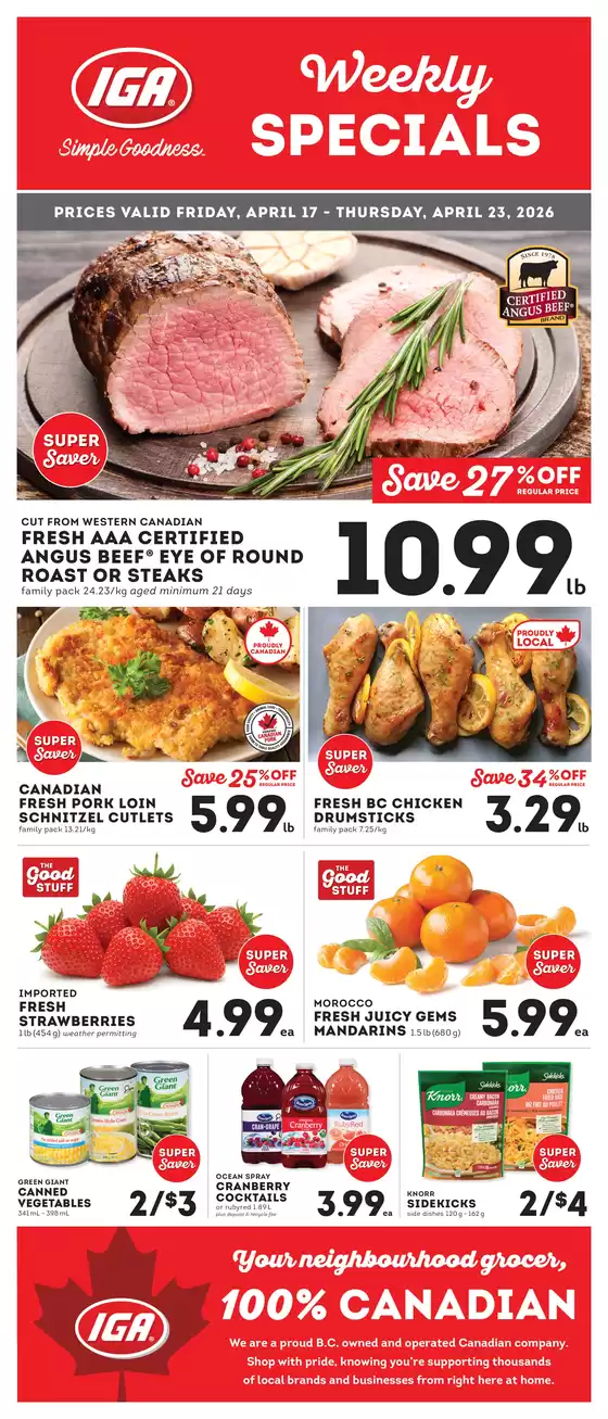 Market Place IGA catalogue | Weekly specials  | 2026-04-17T00:00:00.000Z - 2026-04-23T00:00:00.000Z