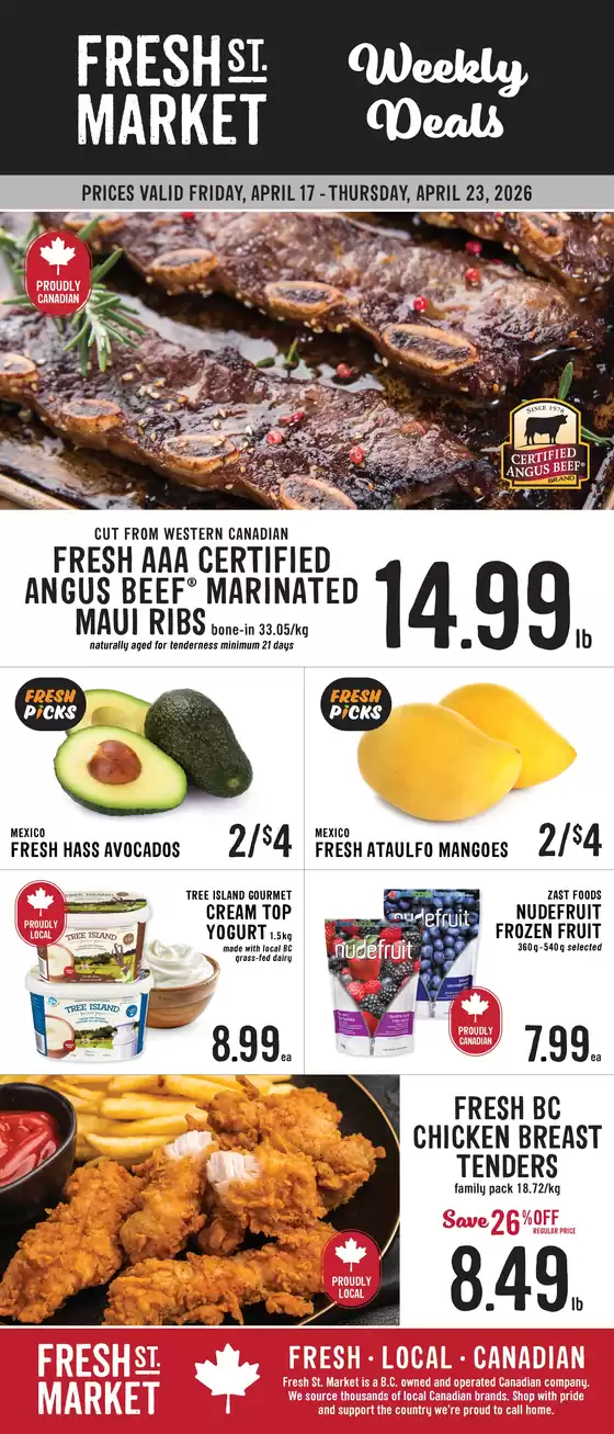 Fresh St Market catalogue in Halifax | Weekly deals  | 2026-04-17T00:00:00.000Z - 2026-04-23T00:00:00.000Z
