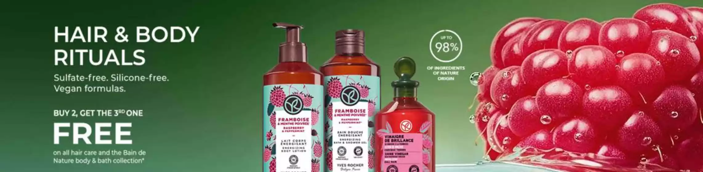 Yves Rocher catalogue in Placentia | Buy 2 get the 3 -rd free  | 2026-04-17T00:00:00.000Z - 2026-05-03T00:00:00.000Z