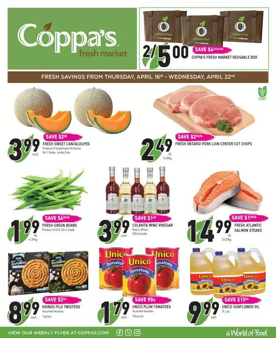 Coppa's catalogue | Weekly Flyer | 2026-04-17T00:00:00.000Z - 2026-04-22T00:00:00.000Z