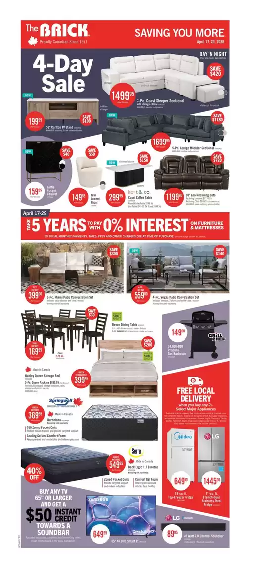 The Brick catalogue | Save now with our deals | 2026-04-17T00:00:00.000Z - 2026-04-29T00:00:00.000Z