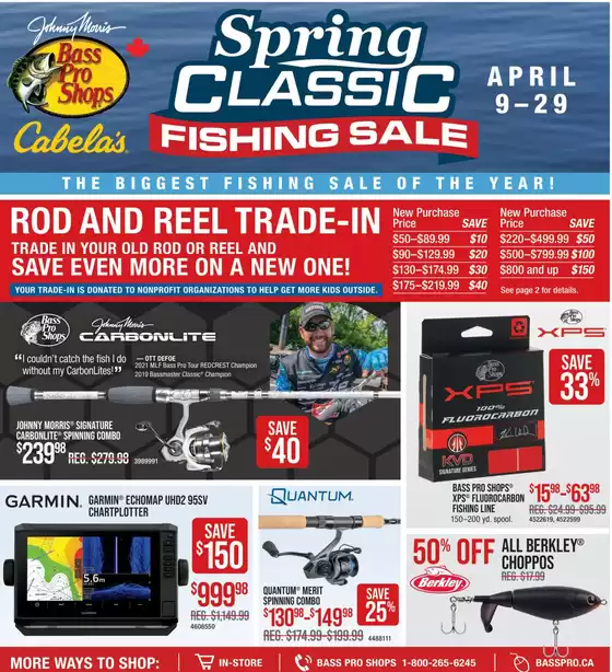 Cabela's catalogue | Spring classic fishing sale  | 2026-04-20T00:00:00.000Z - 2026-04-29T00:00:00.000Z