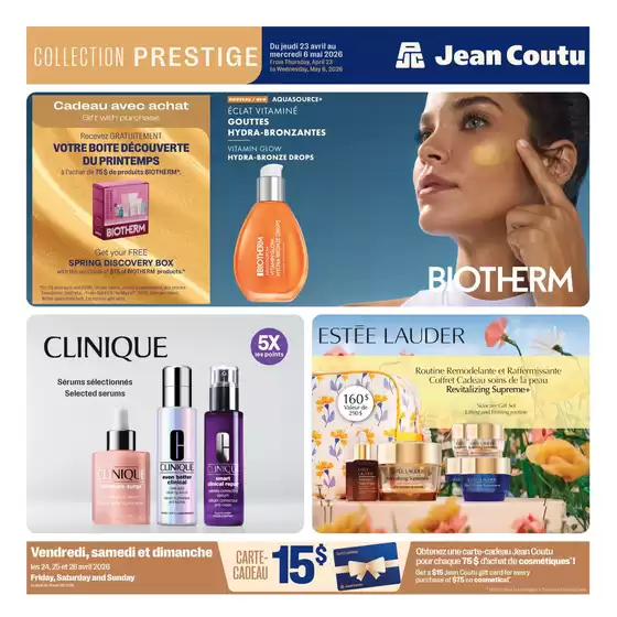 Jean Coutu catalogue | Great offer for all customers | 2026-04-23T00:00:00.000Z - 2026-05-06T00:00:00.000Z