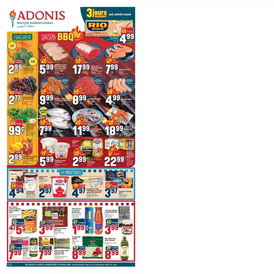 Marché Adonis catalogue | Great discounts on selected products | 2026-04-23T00:00:00.000Z - 2026-04-29T00:00:00.000Z