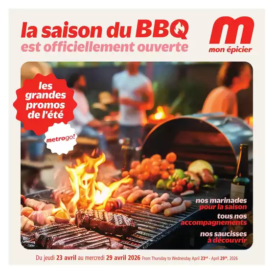 Metro catalogue | Metro weekly flyer Quebec - Digital | 2026-04-23T00:00:00.000Z - 2026-04-29T00:00:00.000Z