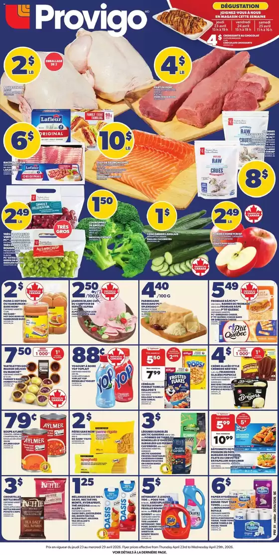 Provigo catalogue | Great offer for all customers | 2026-04-23T00:00:00.000Z - 2026-04-29T00:00:00.000Z