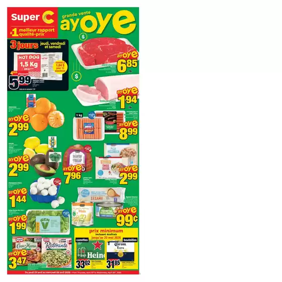Super C catalogue | Current bargains and offers | 2026-04-23T00:00:00.000Z - 2026-04-29T00:00:00.000Z