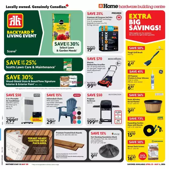 Home Hardware catalogue | Current special promotions | 2026-04-23T00:00:00.000Z - 2026-05-06T00:00:00.000Z
