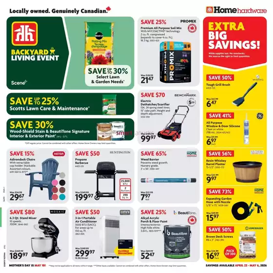Home Hardware catalogue | Attractive special offers for everyone | 2026-04-23T00:00:00.000Z - 2026-05-06T00:00:00.000Z