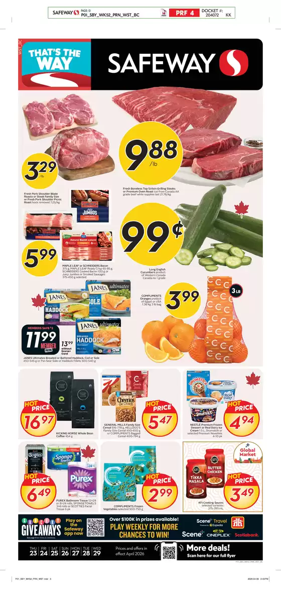 Safeway catalogue | Weekly Flyer | 2026-04-23T00:00:00.000Z - 2026-04-29T00:00:00.000Z