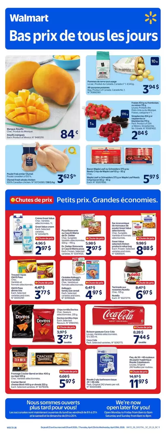 Walmart catalogue | New offers to discover | 2026-04-23T00:00:00.000Z - 2026-04-29T00:00:00.000Z