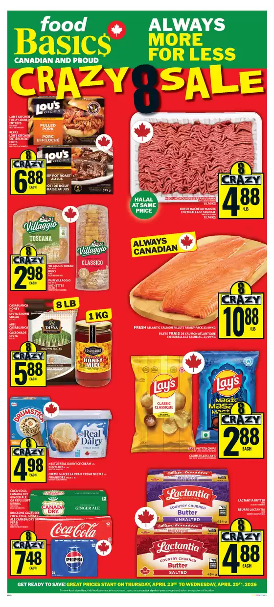Food Basics catalogue | Top deals for all customers | 2026-04-23T00:00:00.000Z - 2026-04-29T00:00:00.000Z