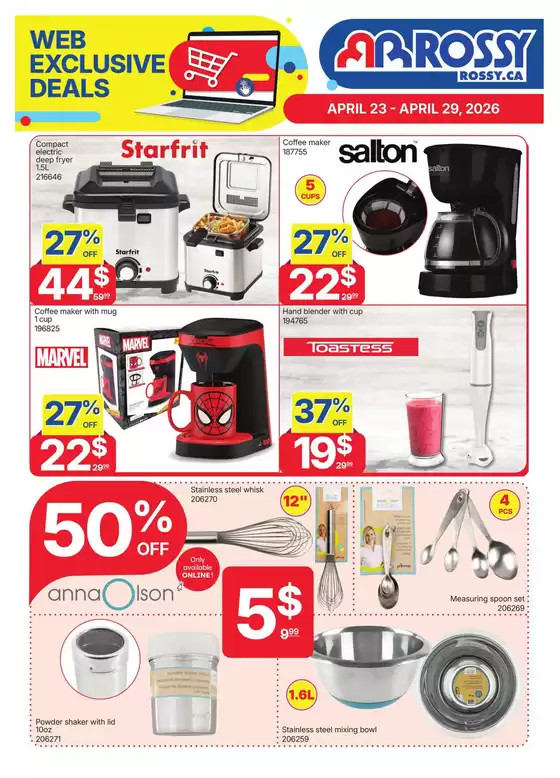 Rossy catalogue | Top offers for smart savers | 2026-04-23T00:00:00.000Z - 2026-04-29T00:00:00.000Z