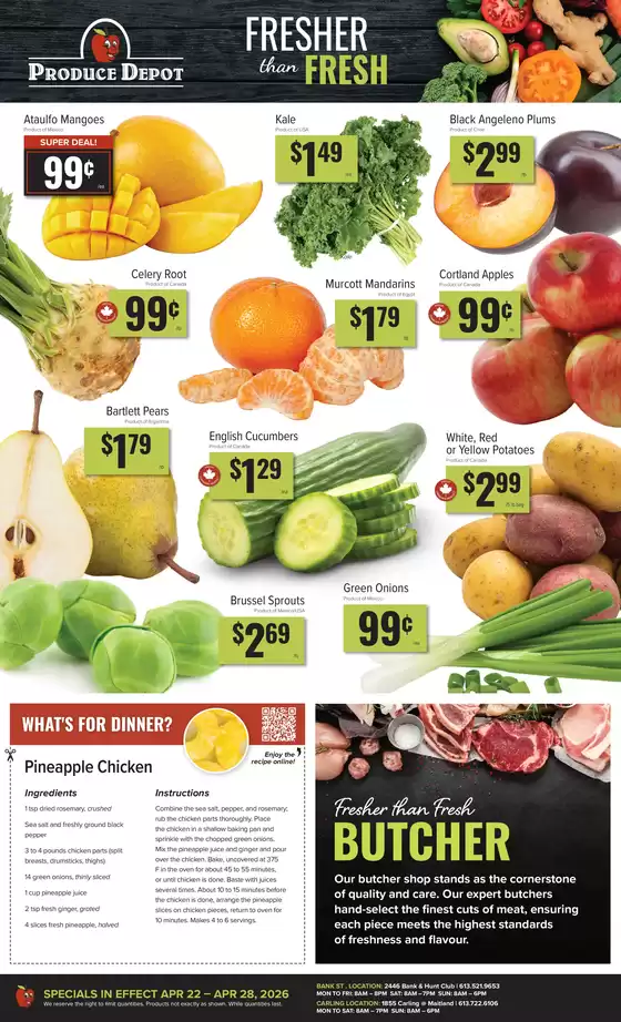 Produce Depot catalogue | Weekly flyer  | 2026-04-22T00:00:00.000Z - 2026-04-28T00:00:00.000Z
