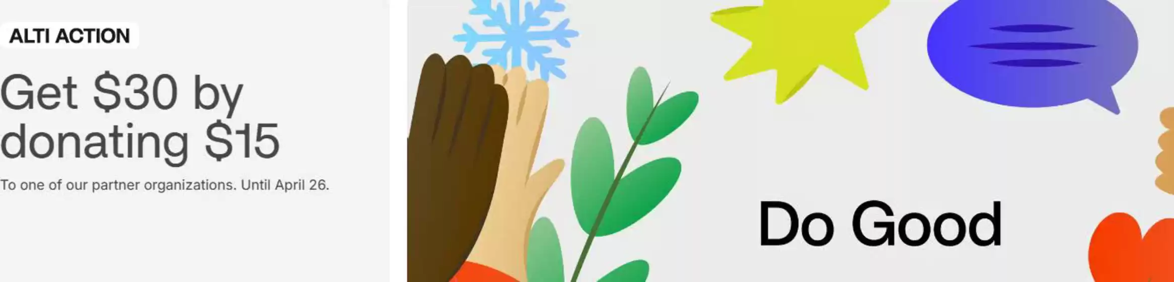 Altitude Sports catalogue | Get $30 by donating $15 | 2026-04-22T00:00:00.000Z - 2026-04-26T00:00:00.000Z