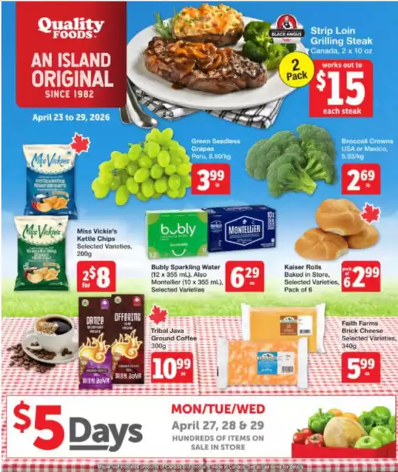 Quality Foods catalogue | Weekly flyer  | 2026-04-23T00:00:00.000Z - 2026-04-29T00:00:00.000Z