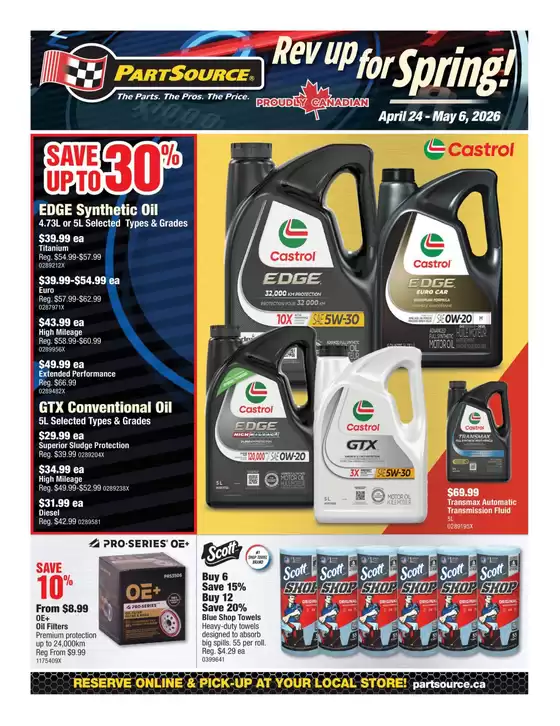 Part Source catalogue in Whitchurch-Stouffville | Part Source | 2026-04-24T00:00:00.000Z - 2026-05-06T00:00:00.000Z