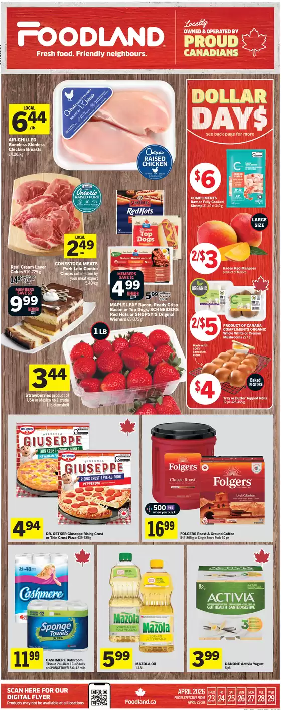 Foodland catalogue | Weekly flyer  | 2026-04-24T00:00:00.000Z - 2026-04-29T00:00:00.000Z