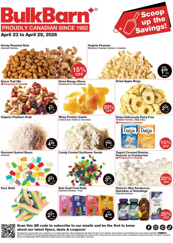 Bulk Barn catalogue | Scoop up the Savings! | 2026-04-24T00:00:00.000Z - 2026-04-29T00:00:00.000Z