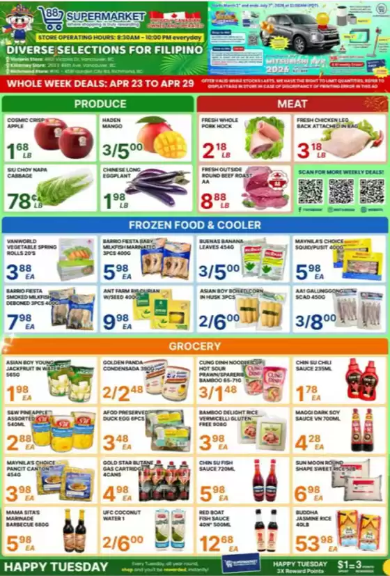 88 Supermarket catalogue | Whole week deals  | 2026-04-24T00:00:00.000Z - 2026-04-29T00:00:00.000Z