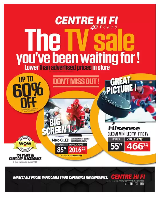 Centre Hi-Fi catalogue | Weekly Flyer | 2026-04-24T00:00:00.000Z - 2026-04-30T00:00:00.000Z