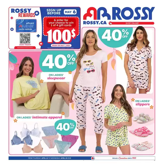 Rossy catalogue in Oshawa | Wide range of offers | 2026-04-23T00:00:00.000Z - 2026-04-29T00:00:00.000Z
