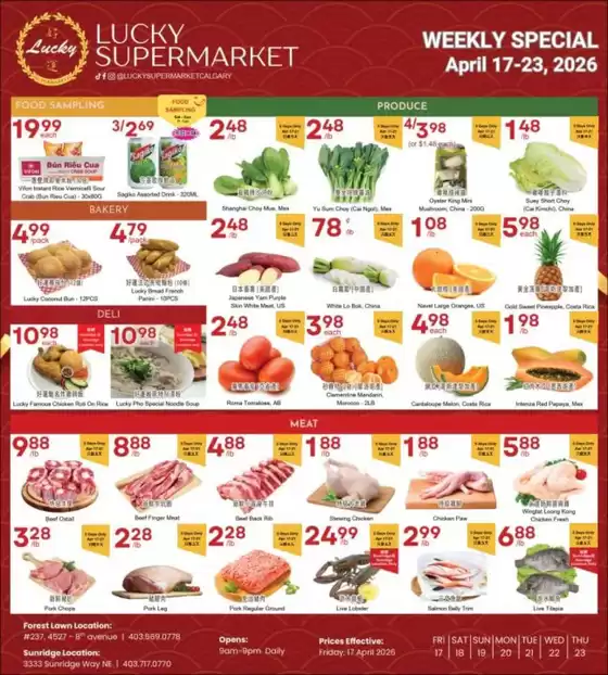 Lucky Supermarket catalogue in New Tecumseth | Shop more save more  | 2026-04-24T00:00:00.000Z - 2026-04-30T00:00:00.000Z