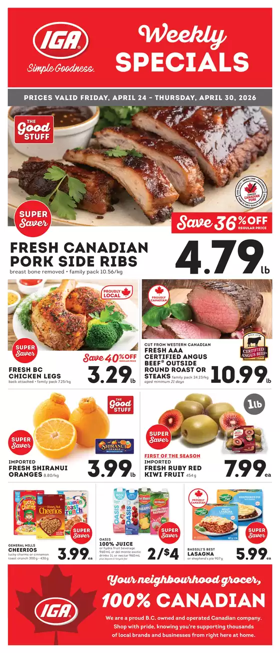Market Place IGA catalogue | Weekly specials  | 2026-04-24T00:00:00.000Z - 2026-04-30T00:00:00.000Z
