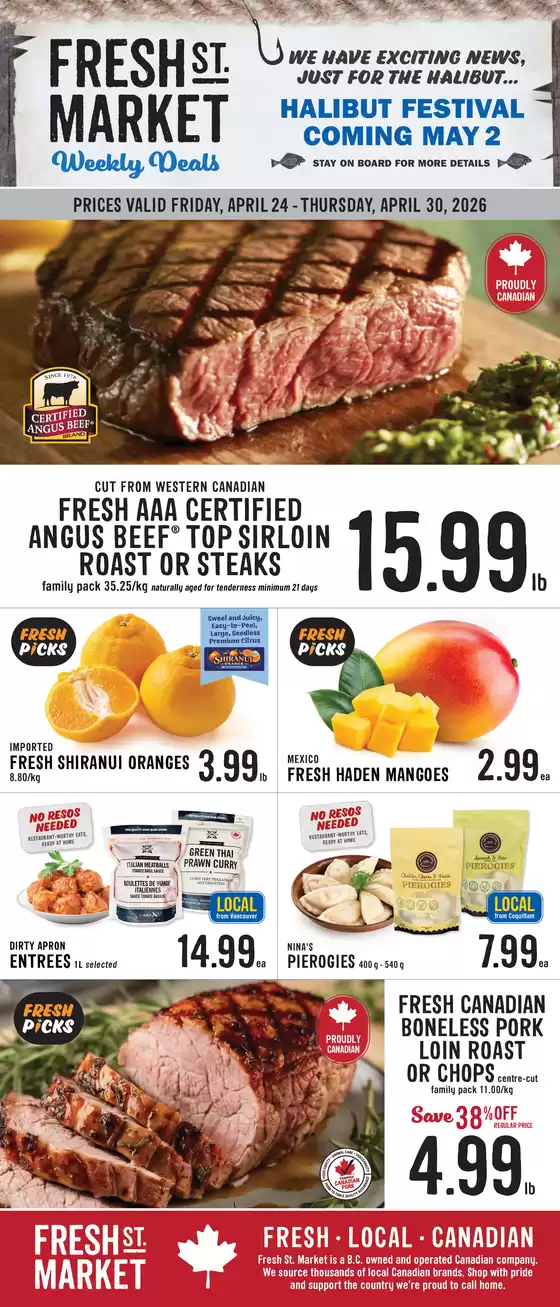 Fresh St Market catalogue | Weekly deals  | 2026-04-24T00:00:00.000Z - 2026-04-30T00:00:00.000Z