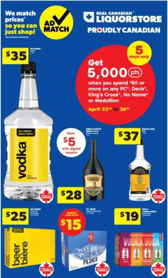 Real Canadian Liquostore catalogue | Weekly flyer  | 2026-04-24T00:00:00.000Z - 2026-04-26T00:00:00.000Z