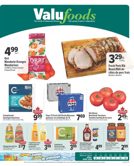 ValuFoods catalogue | Weekly flyer  | 2026-04-24T00:00:00.000Z - 2026-04-29T00:00:00.000Z