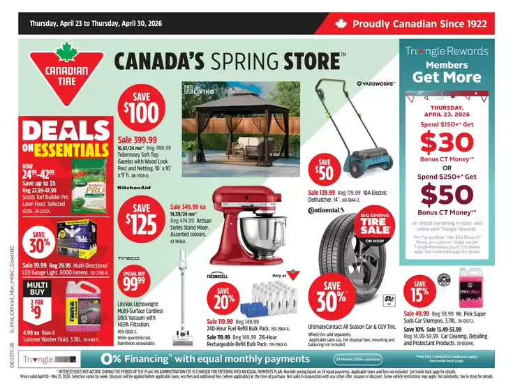 Canadian Tire catalogue | Our best offers for you | 2026-04-23T00:00:00.000Z - 2026-04-30T00:00:00.000Z