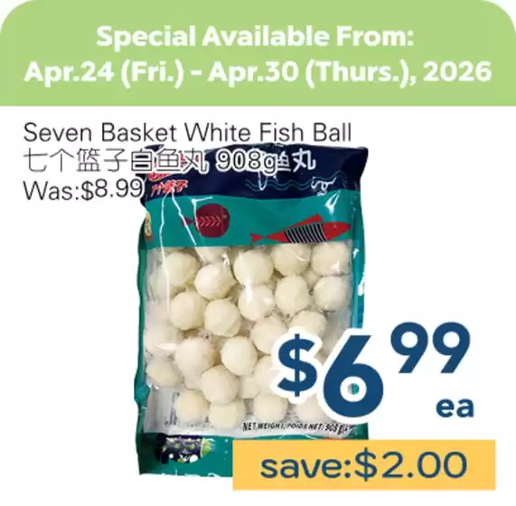 Oceans Fresh Food Market catalogue |  Frozen seafood & snacks sale!  | 2026-04-27T00:00:00.000Z - 2026-04-30T00:00:00.000Z