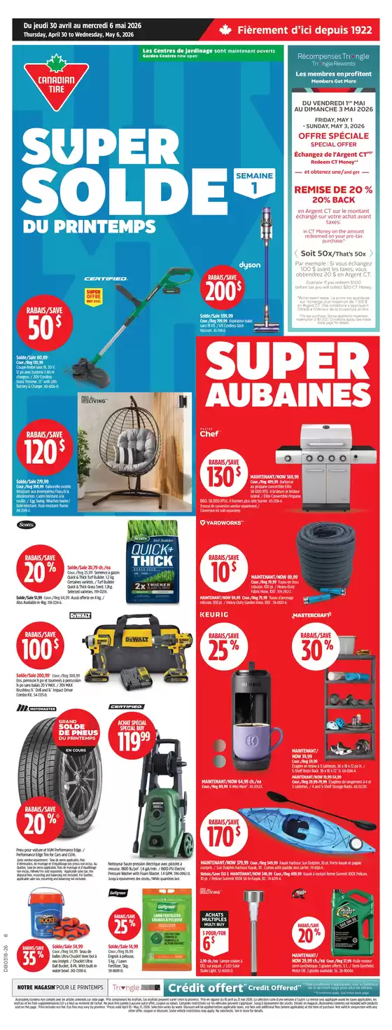 Canadian Tire catalogue | Exclusive bargains | 2026-04-30T00:00:00.000Z - 2026-05-06T00:00:00.000Z
