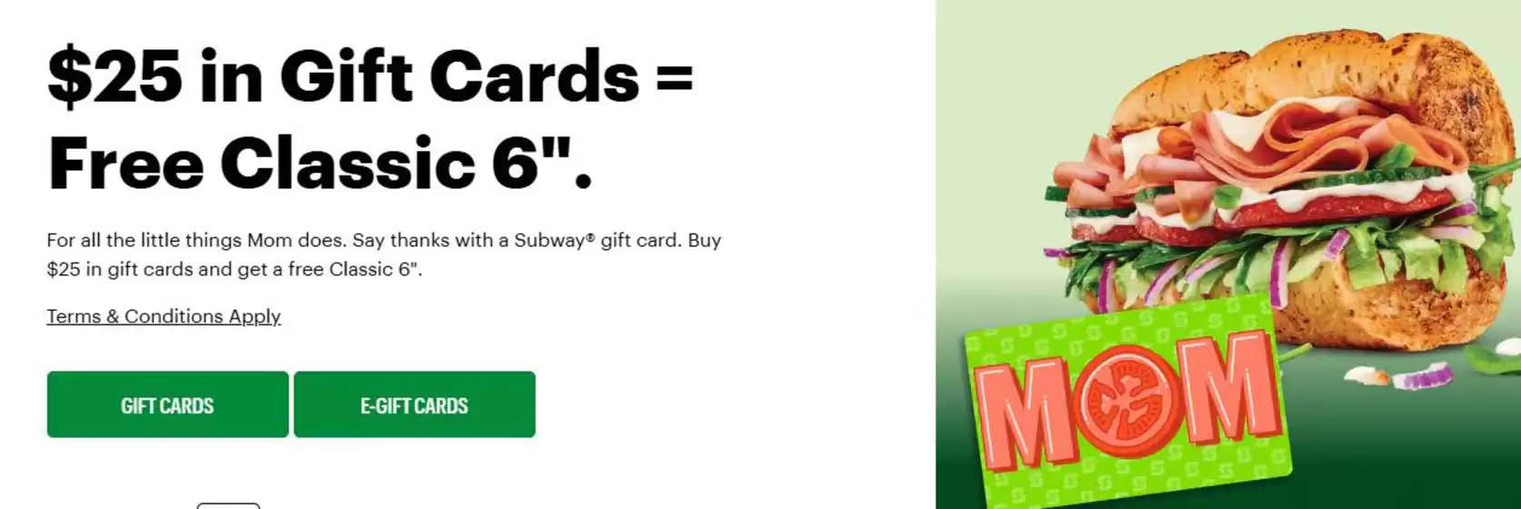 Subway catalogue | Mom 's day | 2026-04-28T00:00:00.000Z - 2026-05-10T00:00:00.000Z