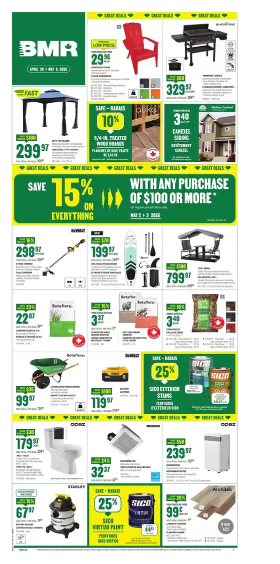 BMR catalogue | Exclusive bargains | 2026-04-30T00:00:00.000Z - 2026-05-06T00:00:00.000Z