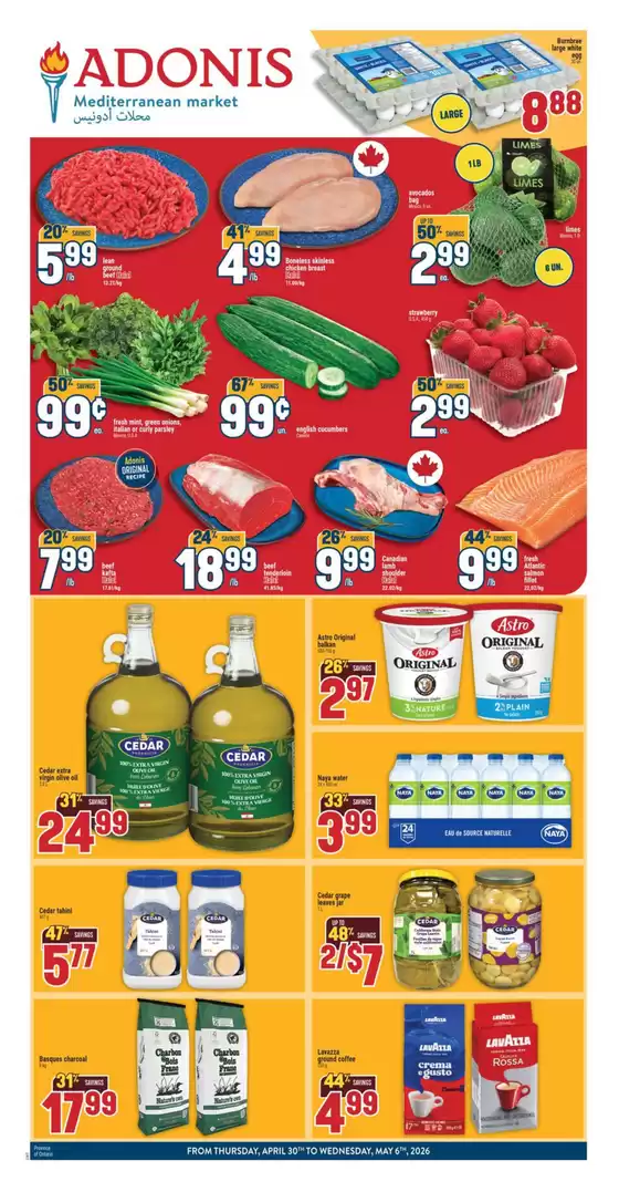 Marché Adonis catalogue | Exclusive bargains | 2026-04-30T00:00:00.000Z - 2026-05-06T00:00:00.000Z