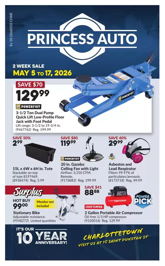 Princess Auto catalogue | Wide range of offers | 2026-05-05T00:00:00.000Z - 2026-05-17T00:00:00.000Z