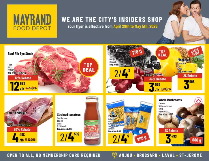 Mayrand catalogue | Mayrand flyer | 2026-04-29T00:00:00.000Z - 2026-05-05T00:00:00.000Z