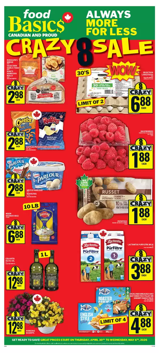 Food Basics catalogue | Exclusive bargains | 2026-04-30T00:00:00.000Z - 2026-05-06T00:00:00.000Z