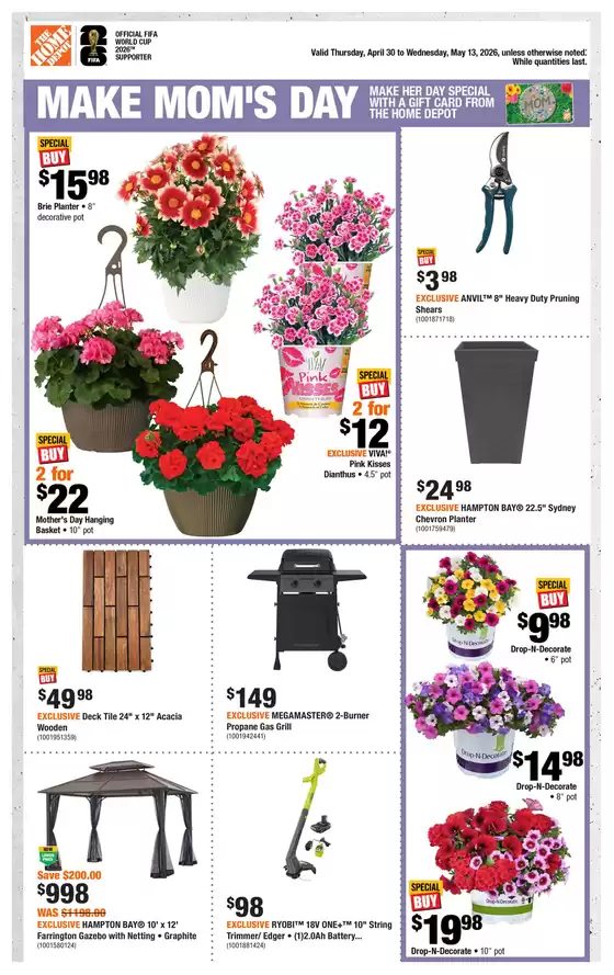 Home Depot catalogue | Our best offers for you | 2026-04-30T00:00:00.000Z - 2026-05-13T00:00:00.000Z