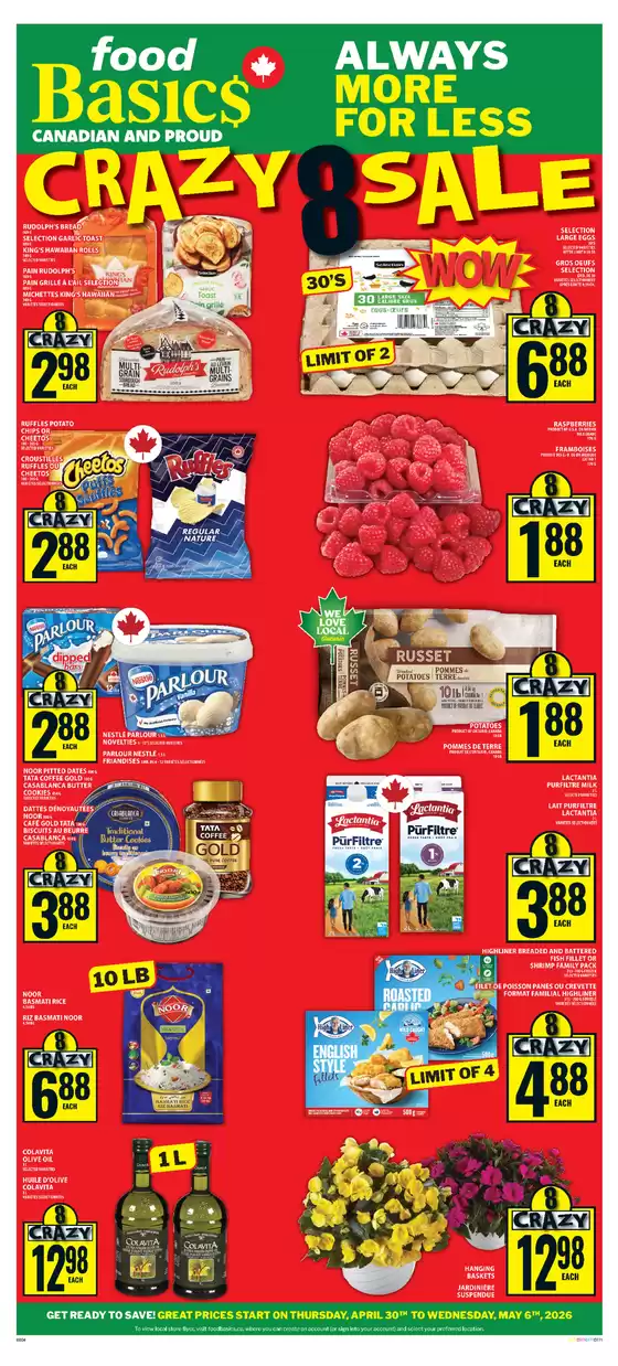 Food Basics catalogue | Exclusive deals and bargains | 2026-04-30T00:00:00.000Z - 2026-05-06T00:00:00.000Z